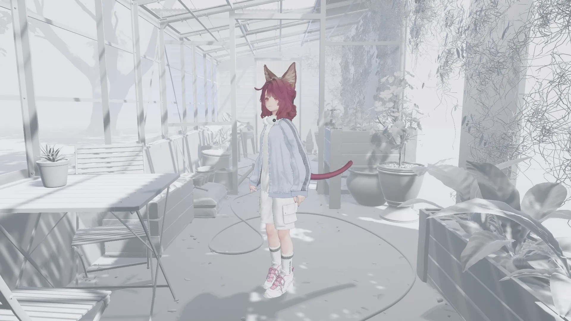 白なじむマリシアちゃん