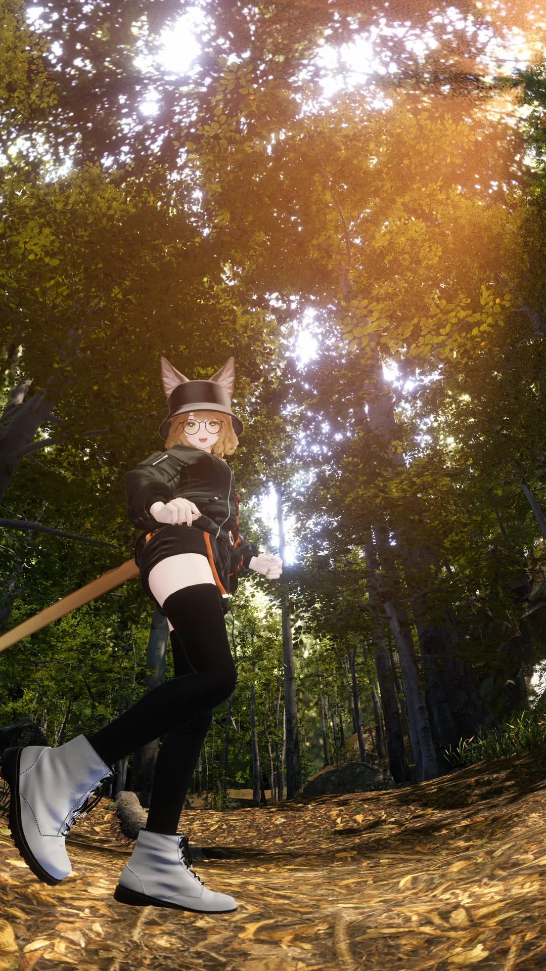 アウトドア派マリシアさん