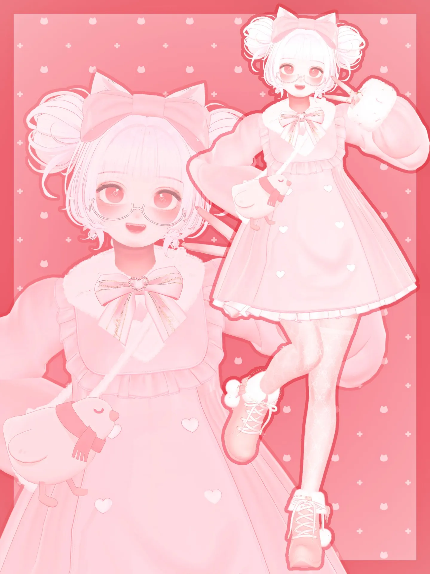 ふわふわ冬の森羅ちゃん