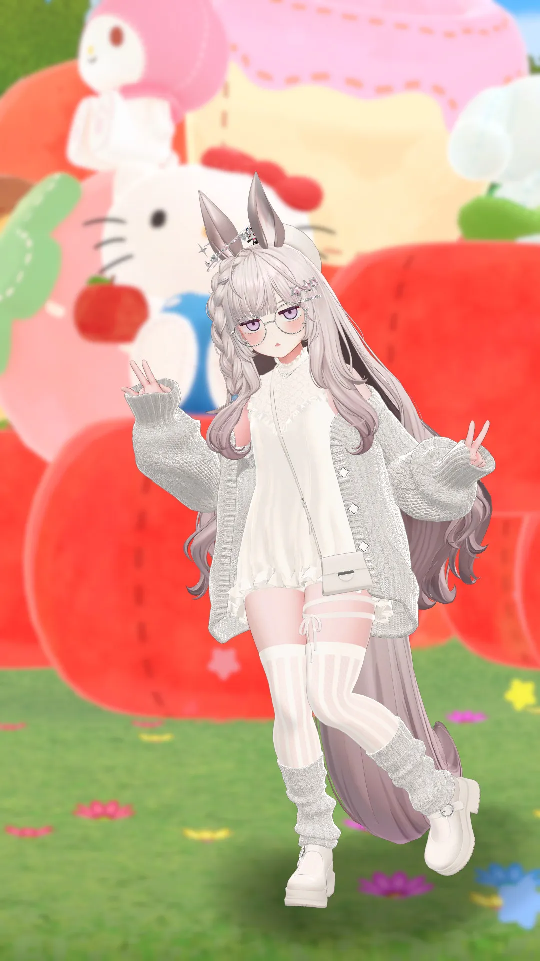 ウサギっぽい何か（馬かもしれない）