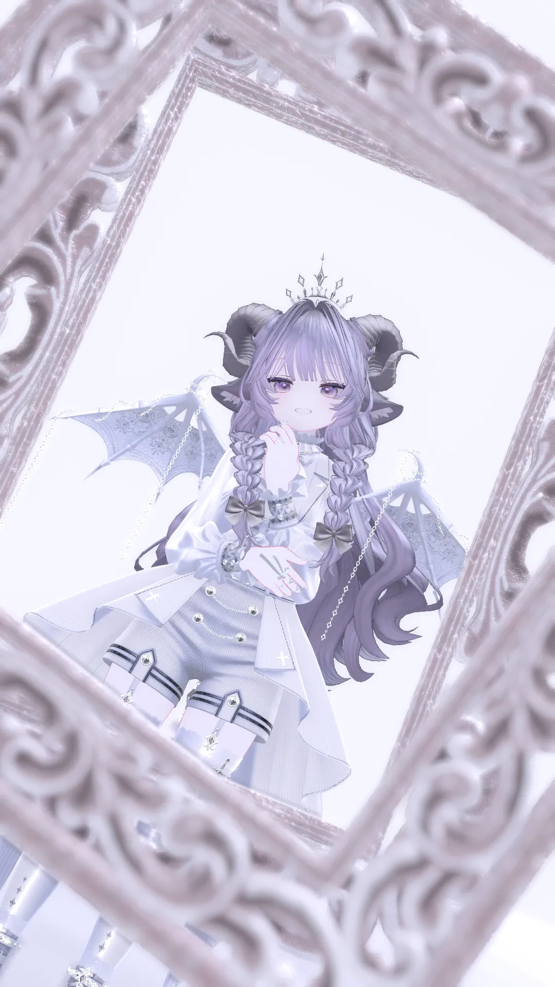 シフォンちゃんまっしろコーデ