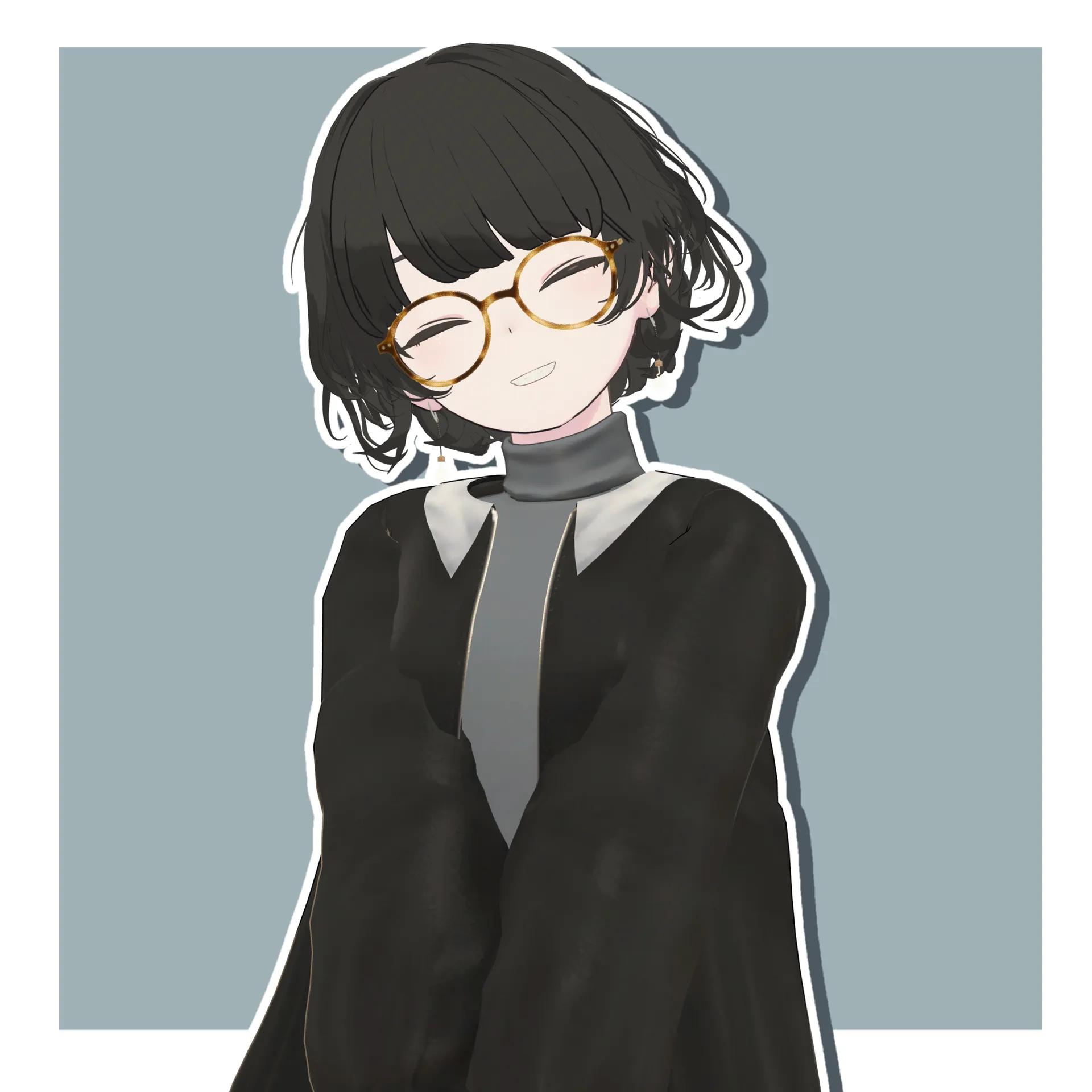 【セミ対応衣装】透け感アウター【3D衣装】#PR