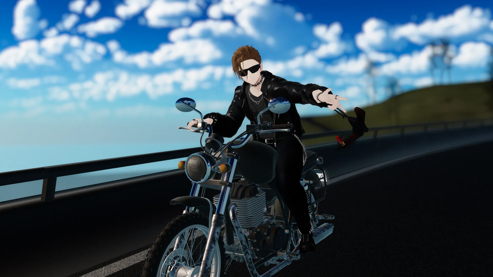 狛乃くんライダースジャケット改変