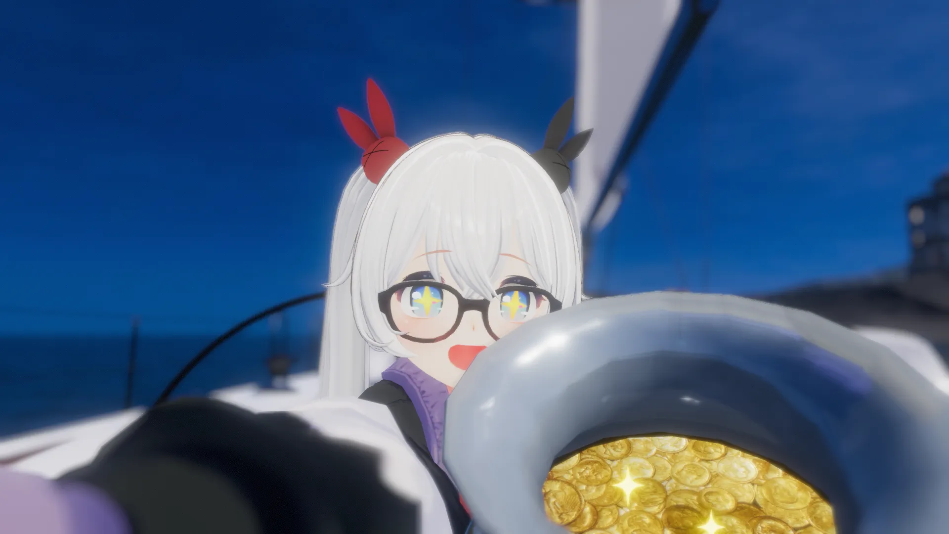 「めっちゃすごいの見っけ！ぴかぴかお宝ゲットだよ☆」