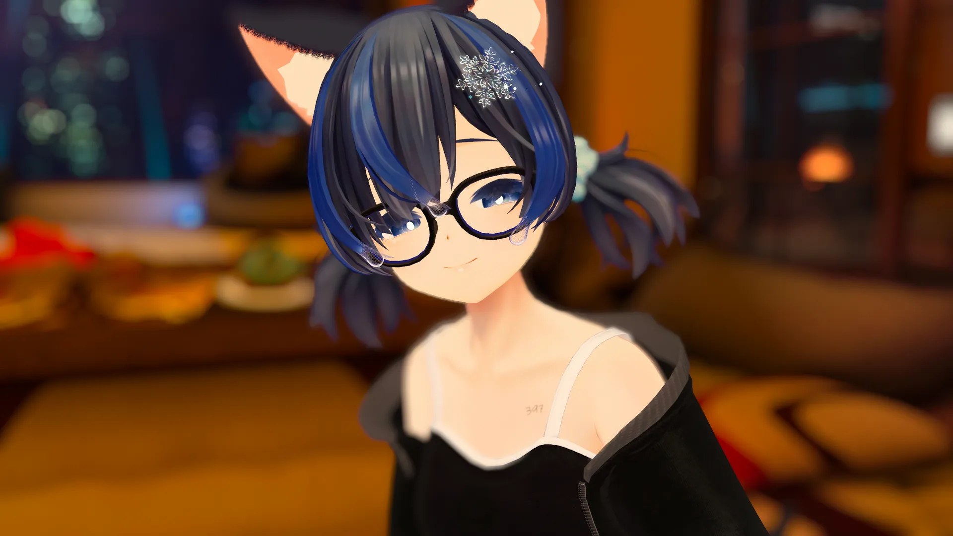 『何見てるの？』