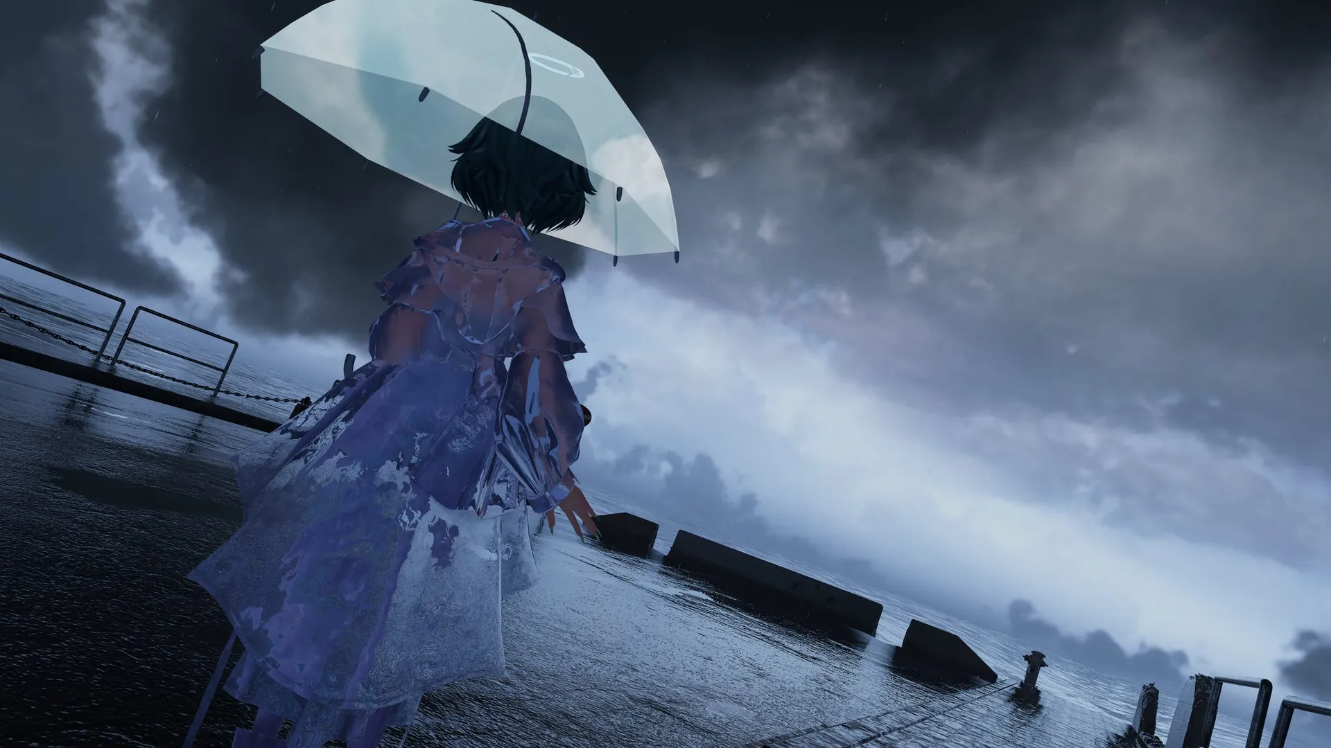 雨と道の終わり