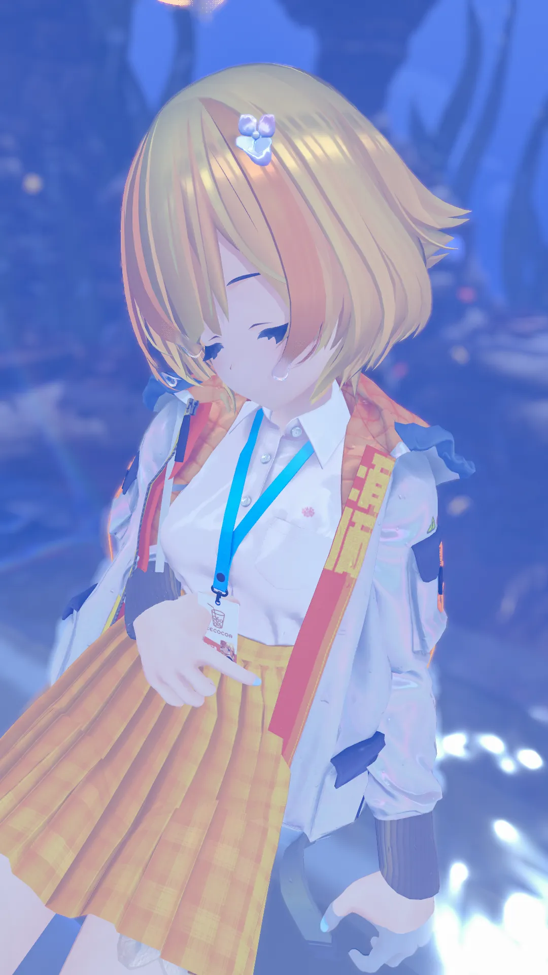 海の中でとろけるしずくさん