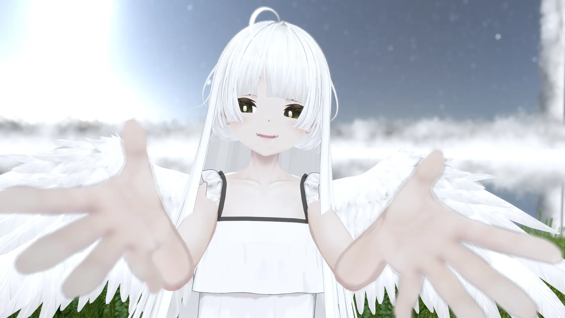 悪い顔してる天使の子