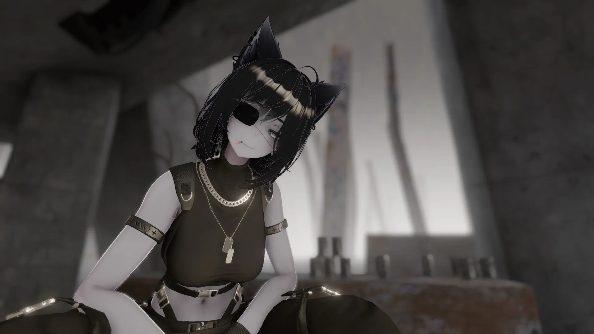 戦場を生き抜くラシューシャ