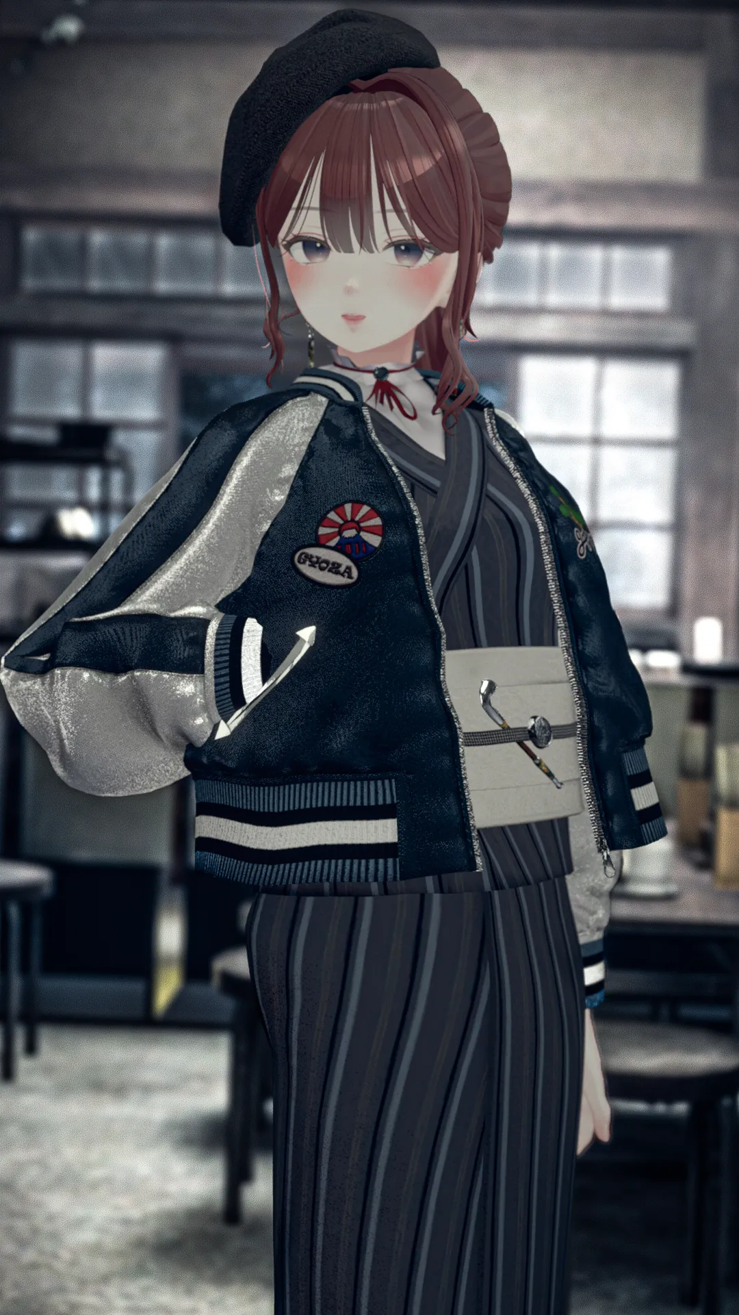 森羅　「和服xスカジャン」