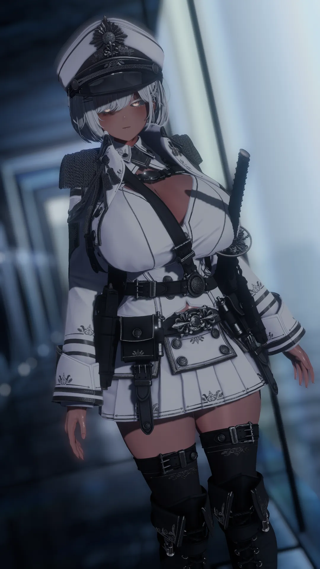 褐色デカパイエルフ