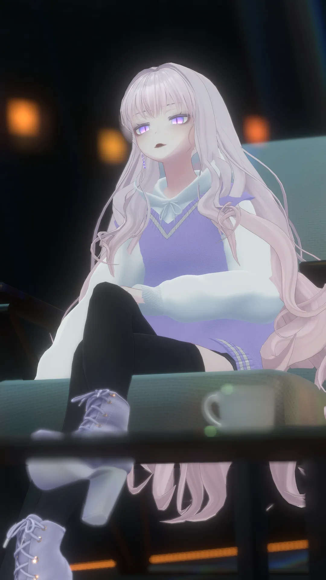 桔梗　knit vest&pants