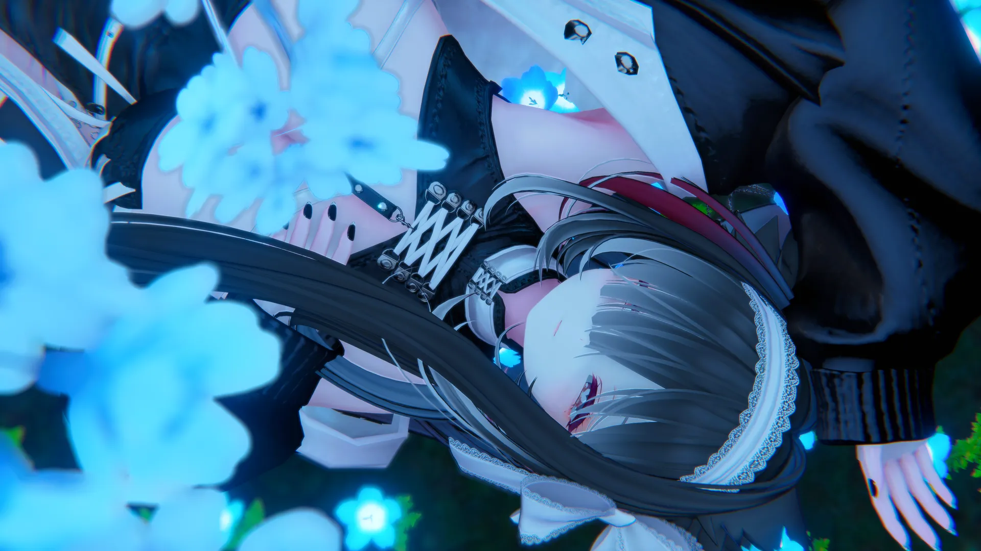 ネモフィラ畑で