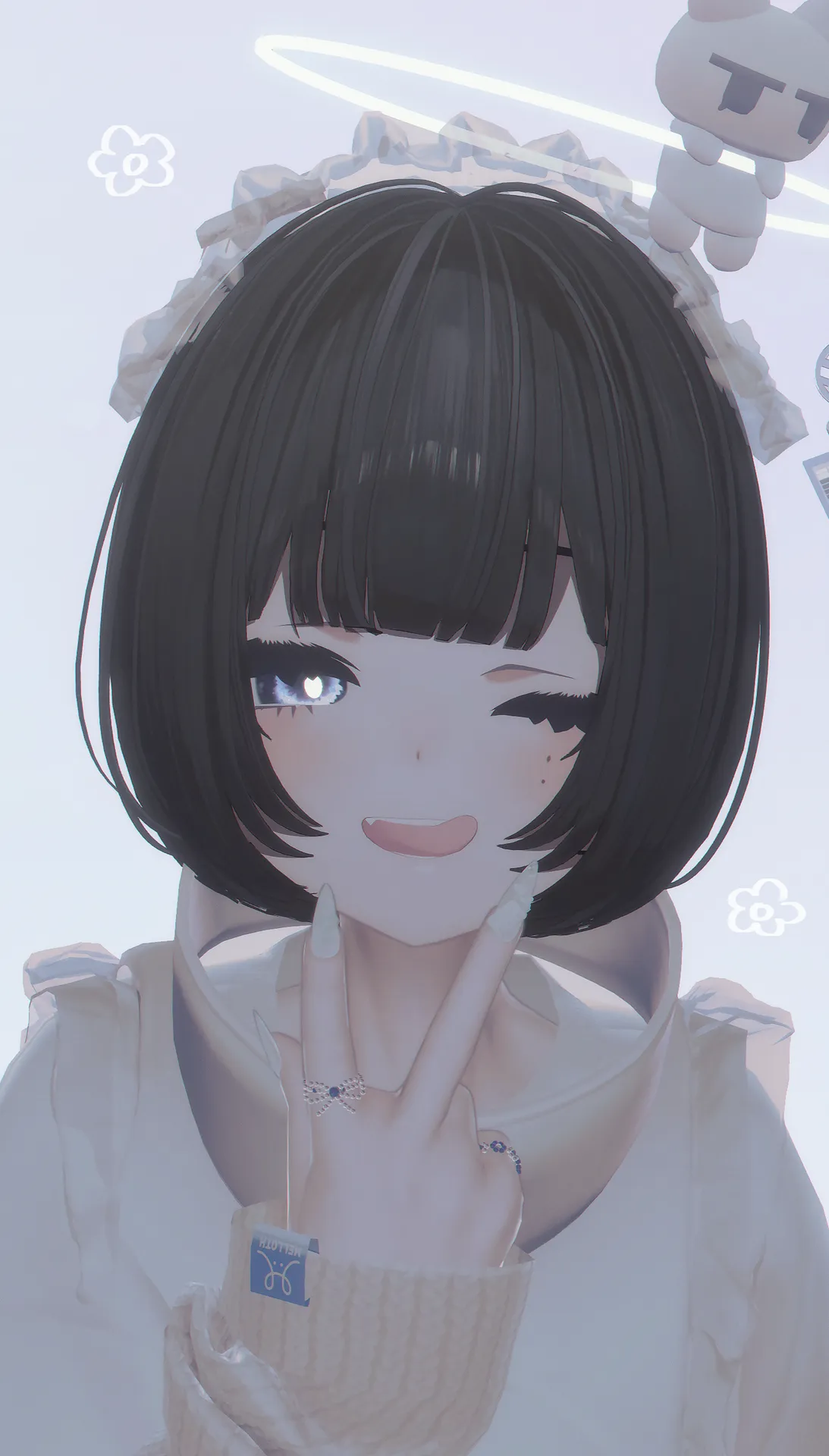 びしょぬれのボブしずくさん