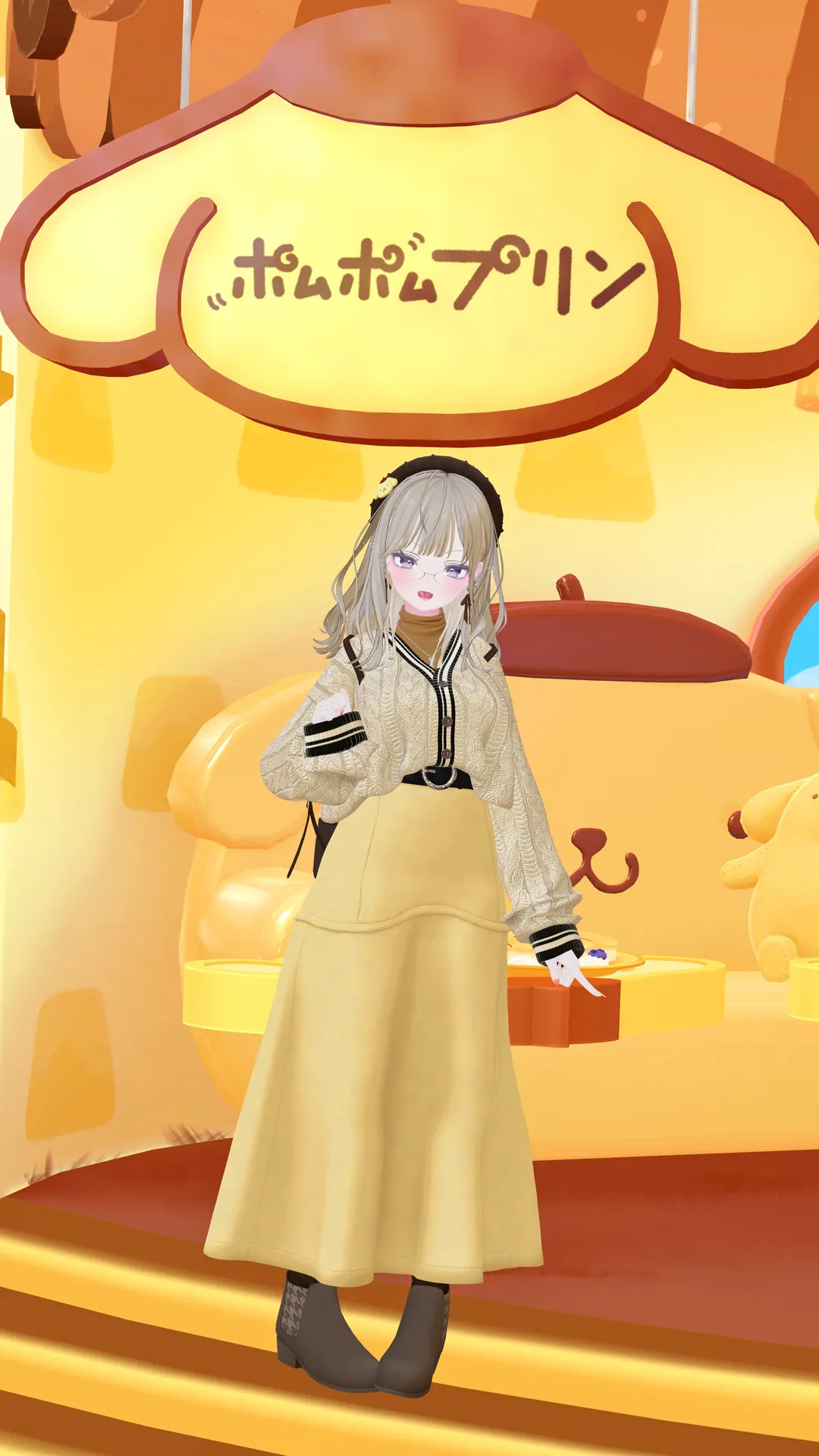 ポムポムプリンコーデ