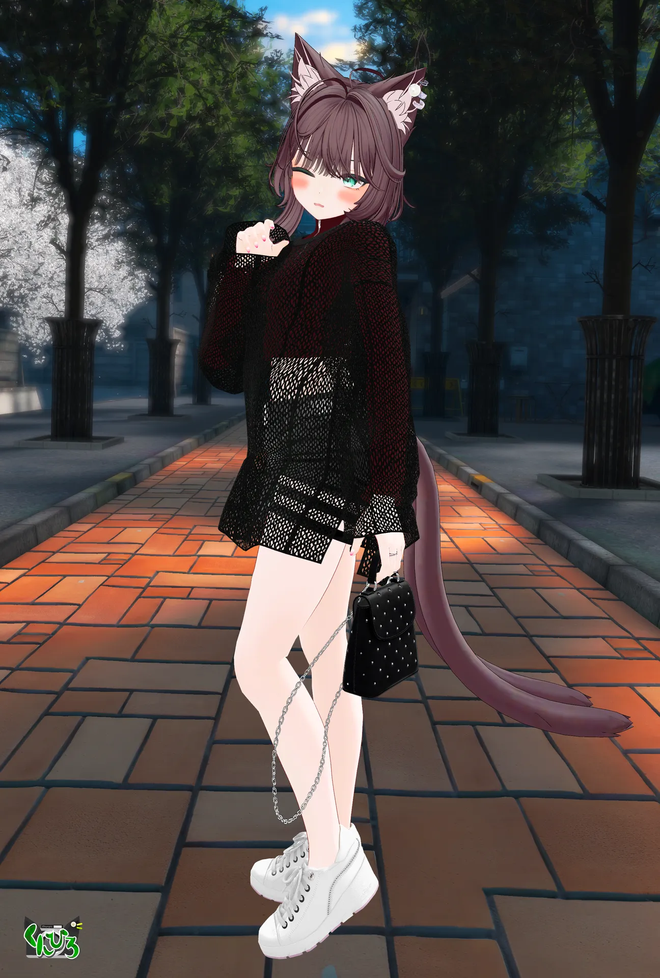 ＼大人メッシュコーデ／