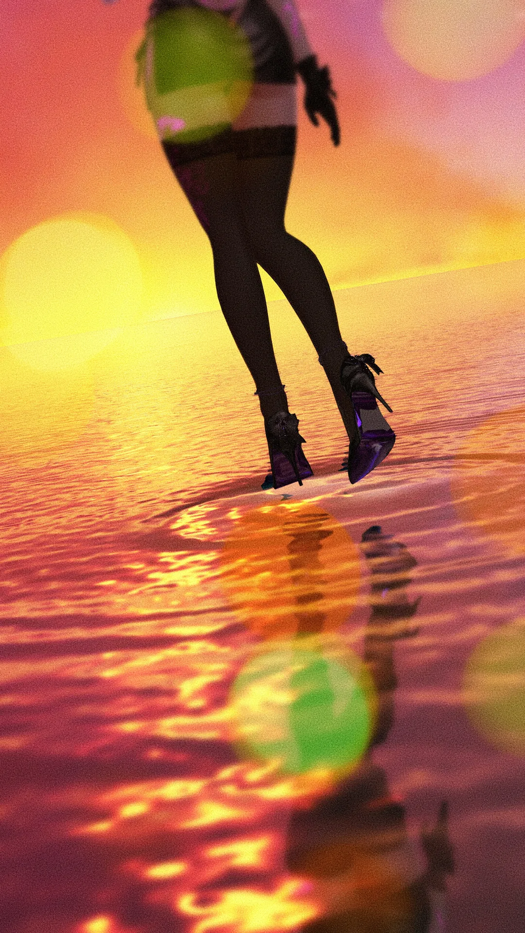 【VRスチル】光の波を踏みしめて