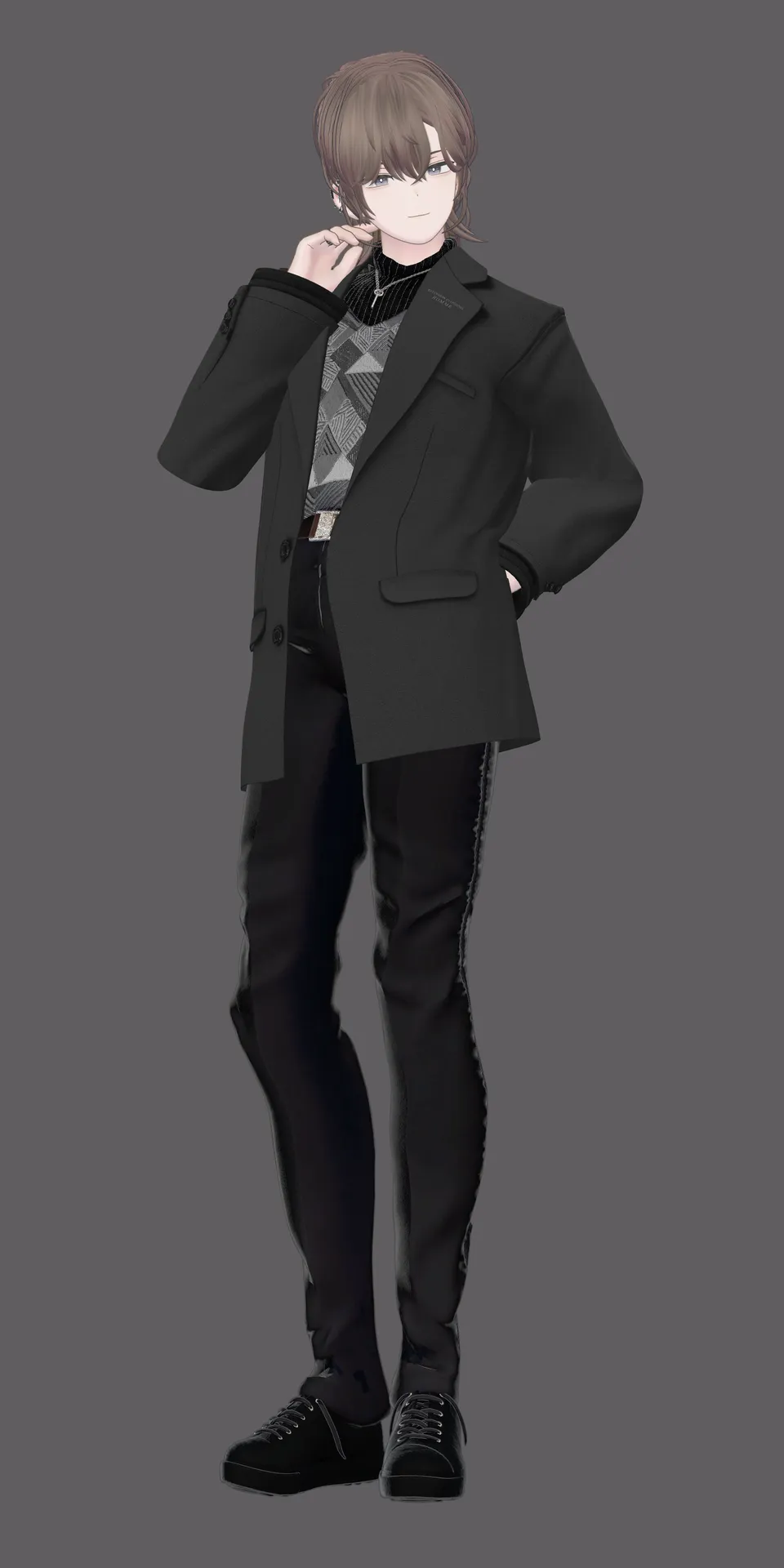 メンズGrusカジュアルジャケットコーデ