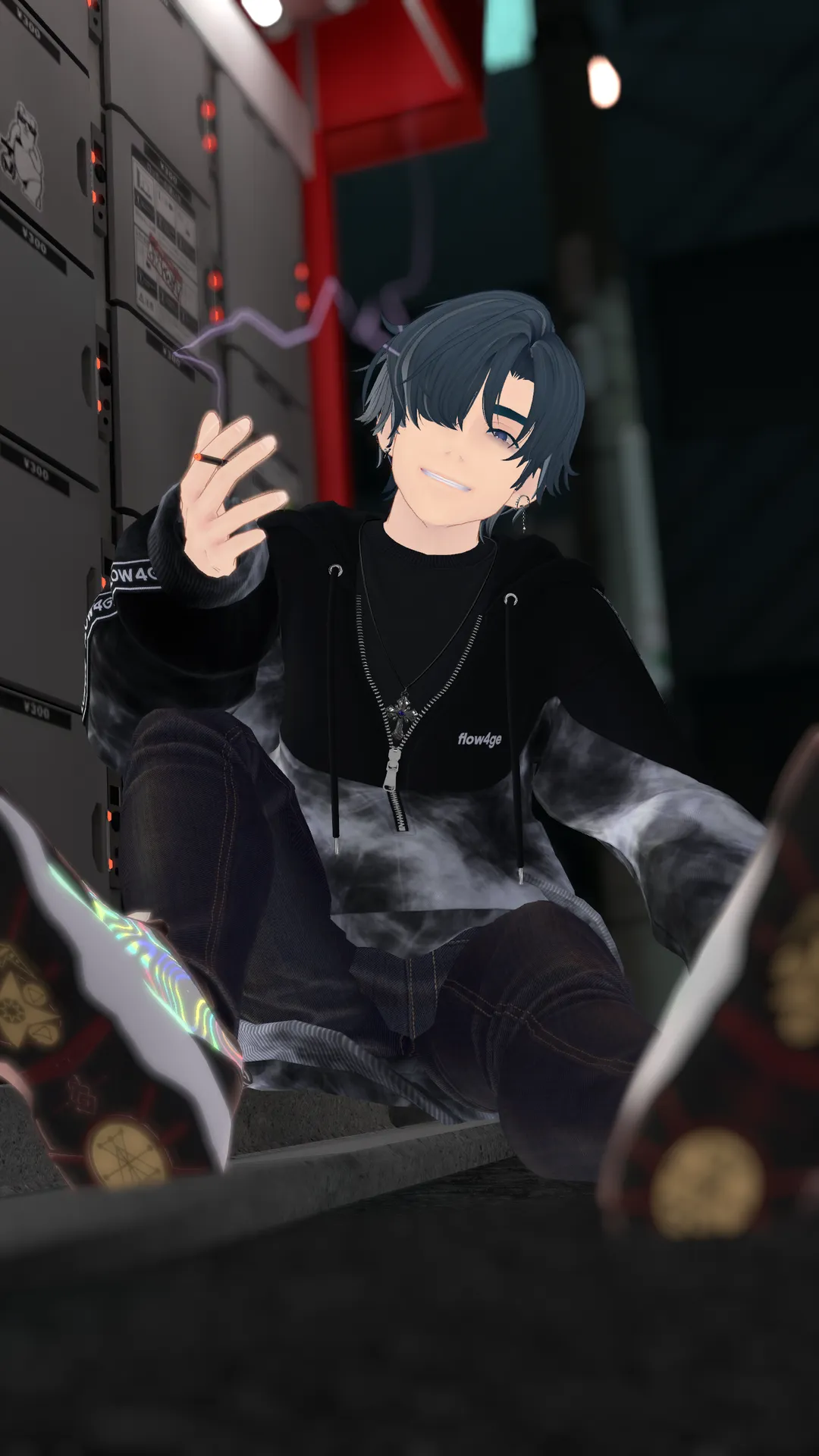 せばくんストリート系ミディアムコーデ