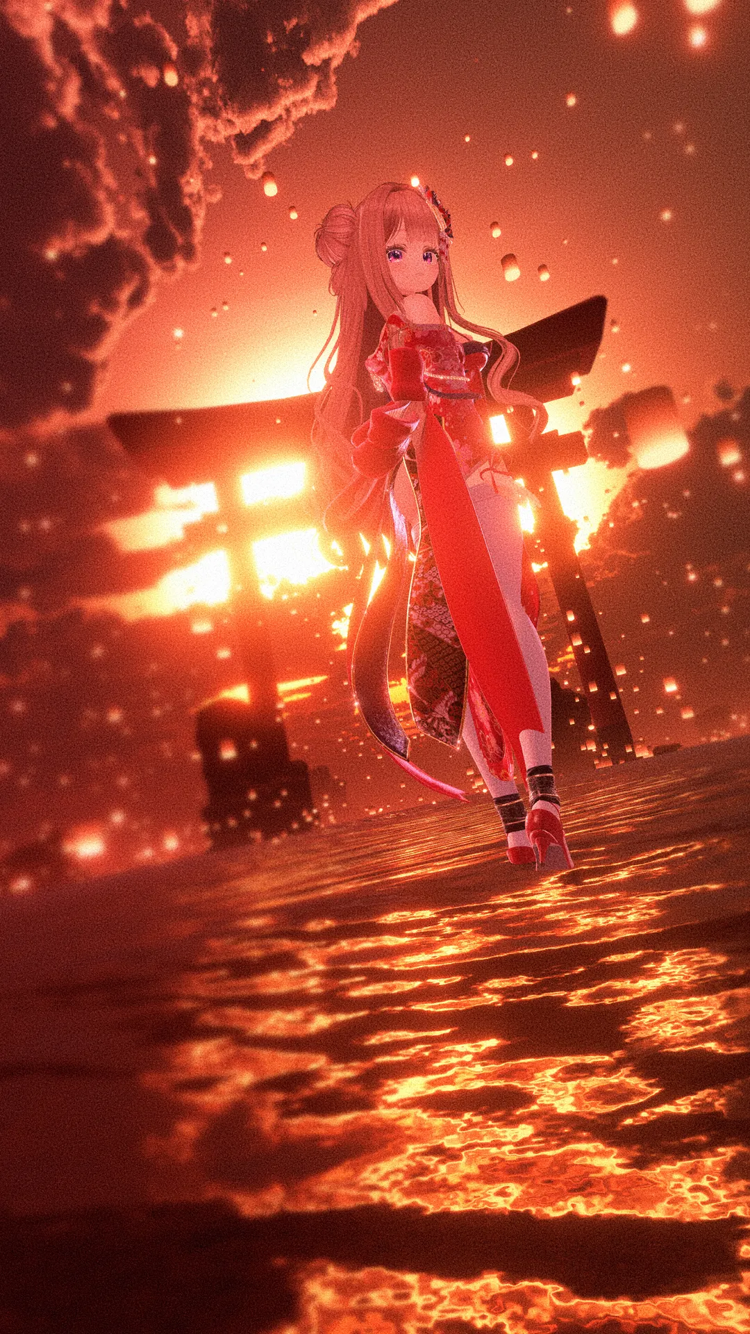 【VRスチル】朱ノ刻、祈リノ門