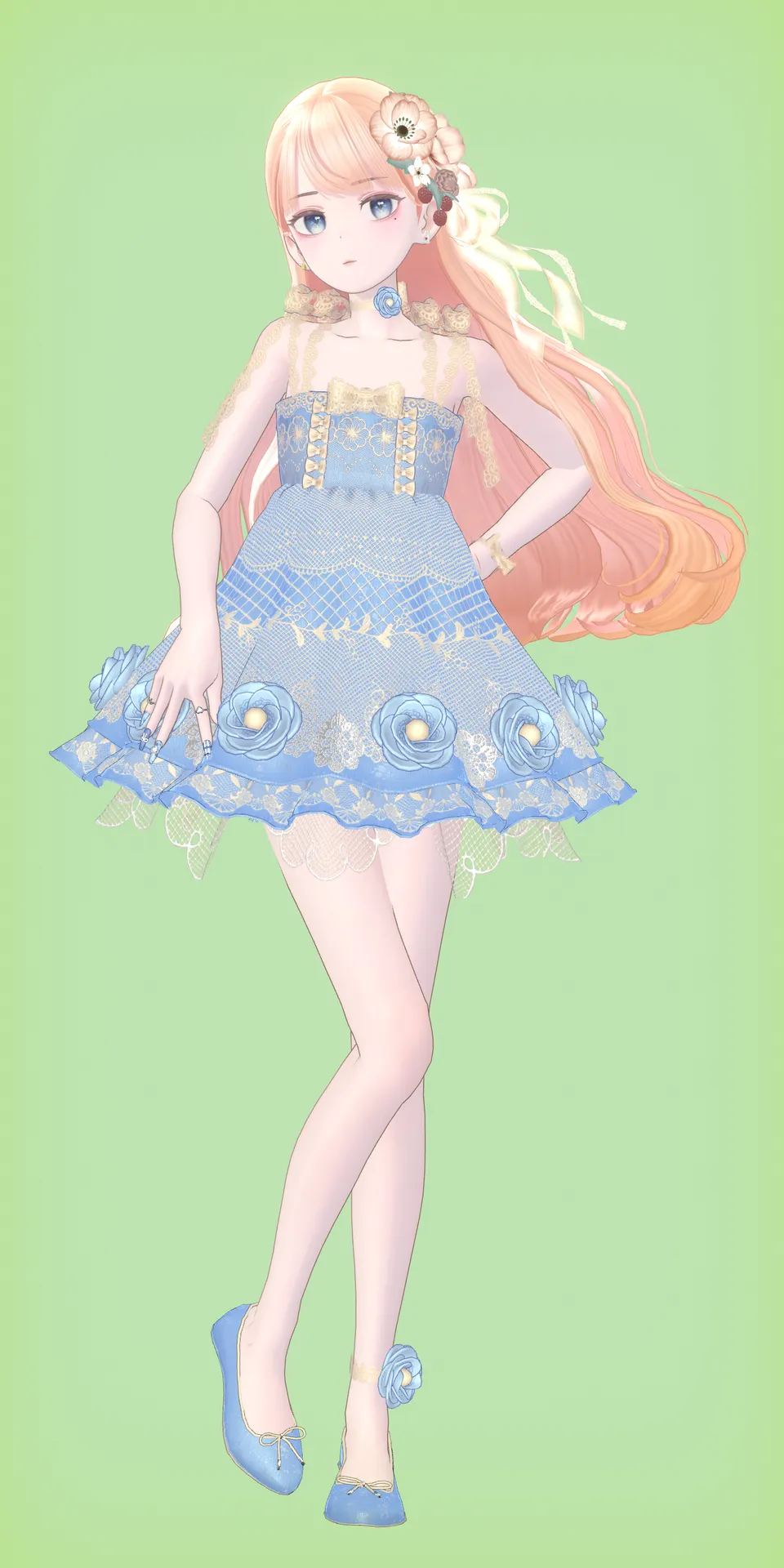 サマーフラワードレス