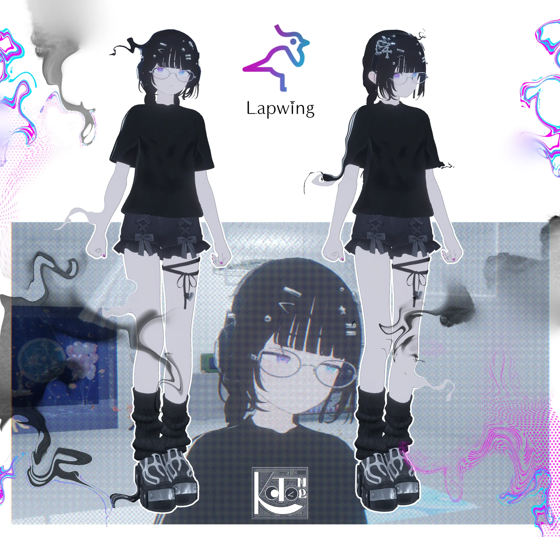 ◇ダウナー×黒×Lapwing◇