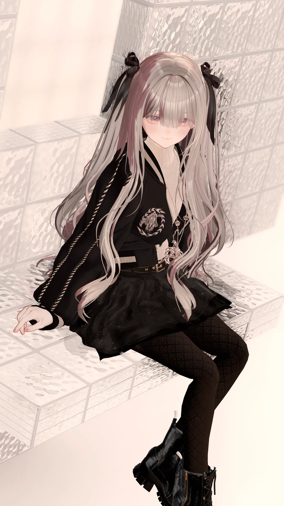 マリシアのスカジャンコーデ(2種類)