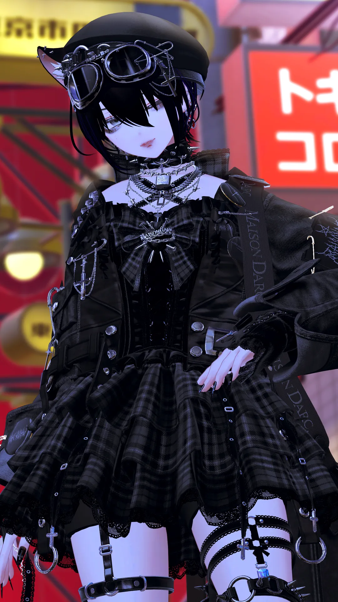 ゴシックパンクコーデ