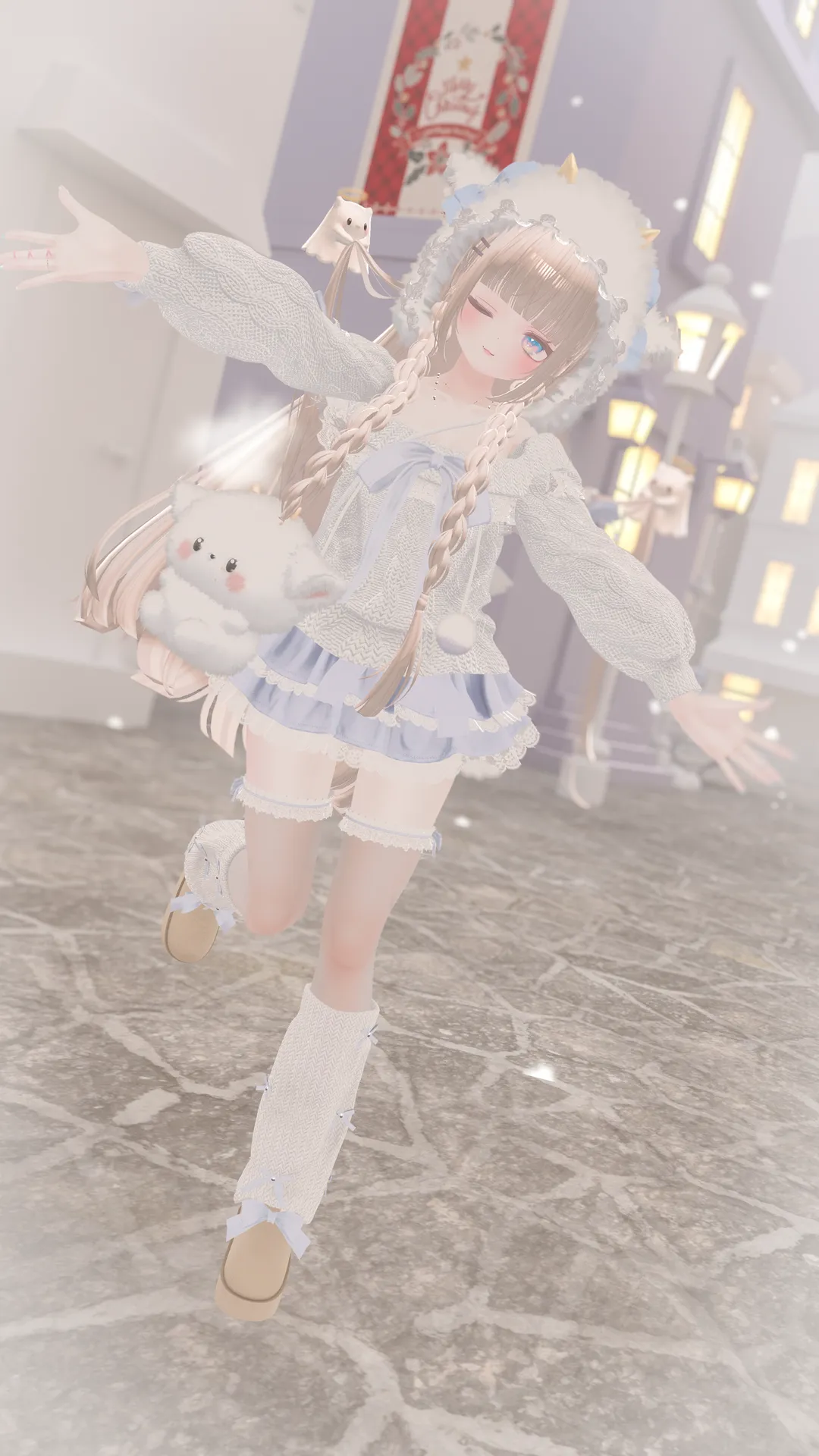 ふわふわヤギの夢໒꒱ིྀ༝⁺