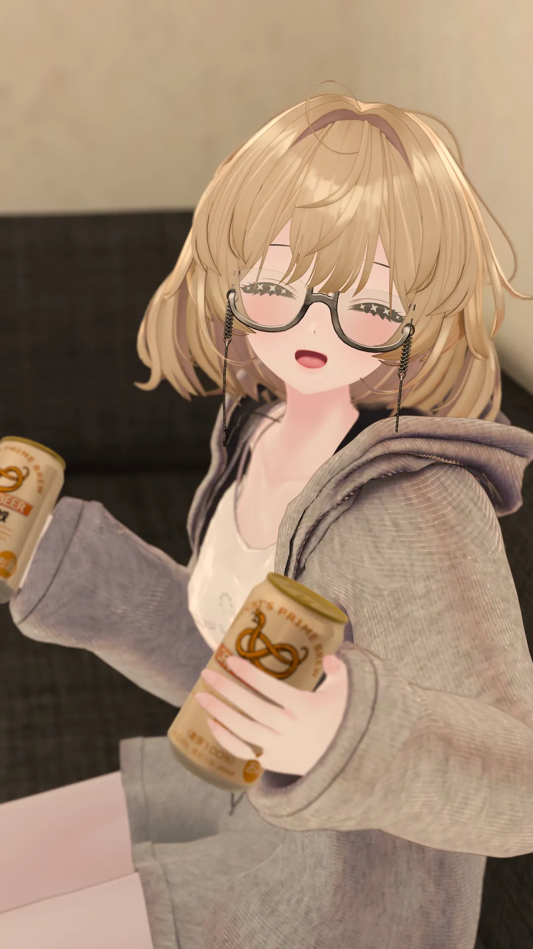 今日は一緒に飲も！