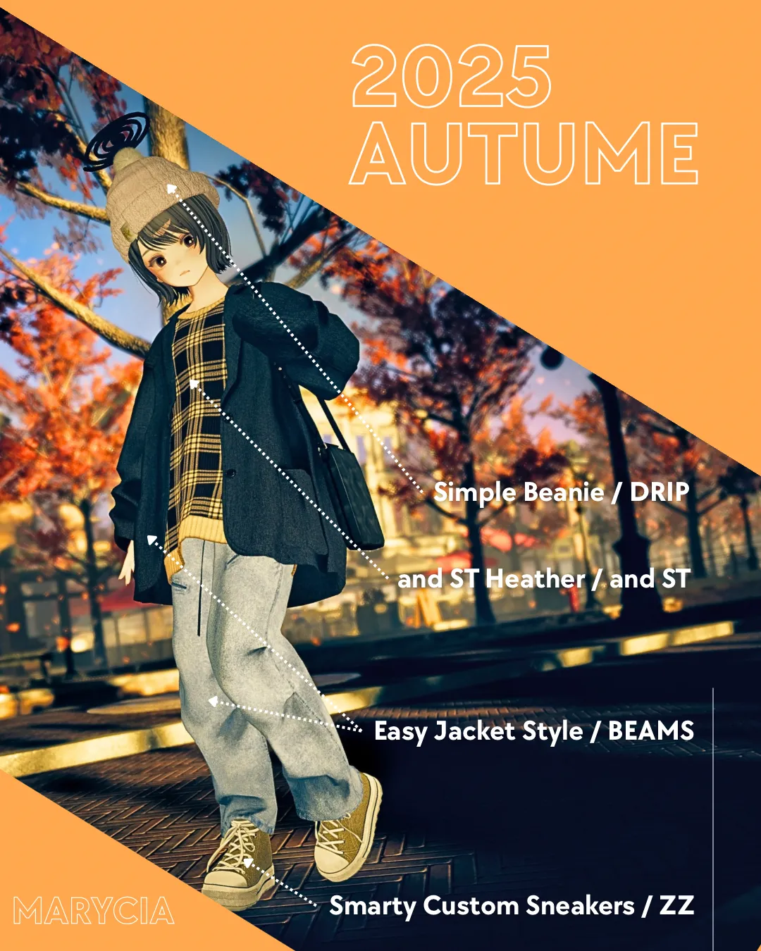 秋カジュアルコーデ🍂