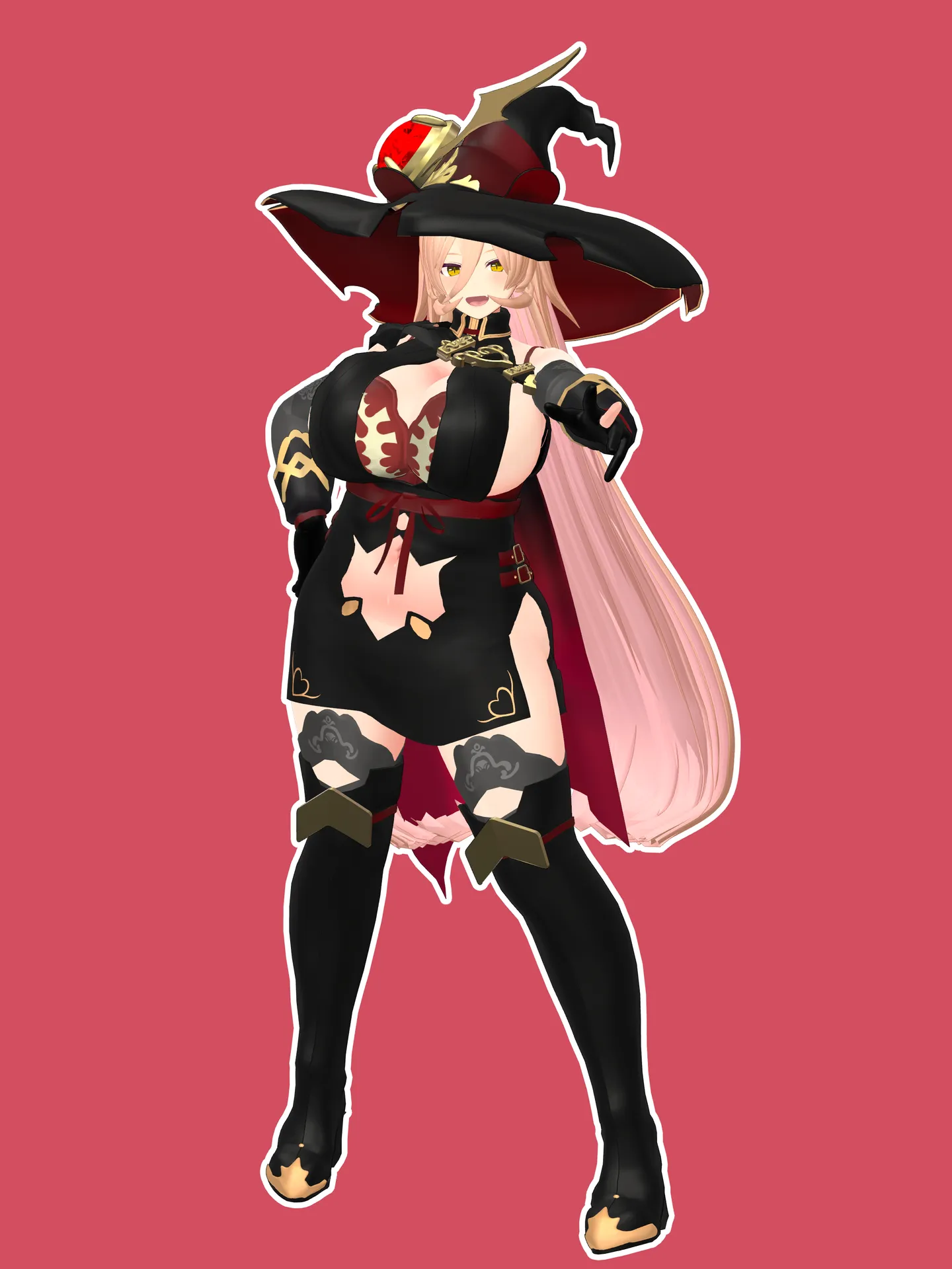 ミルティナちゃん魔女コスプレ改変