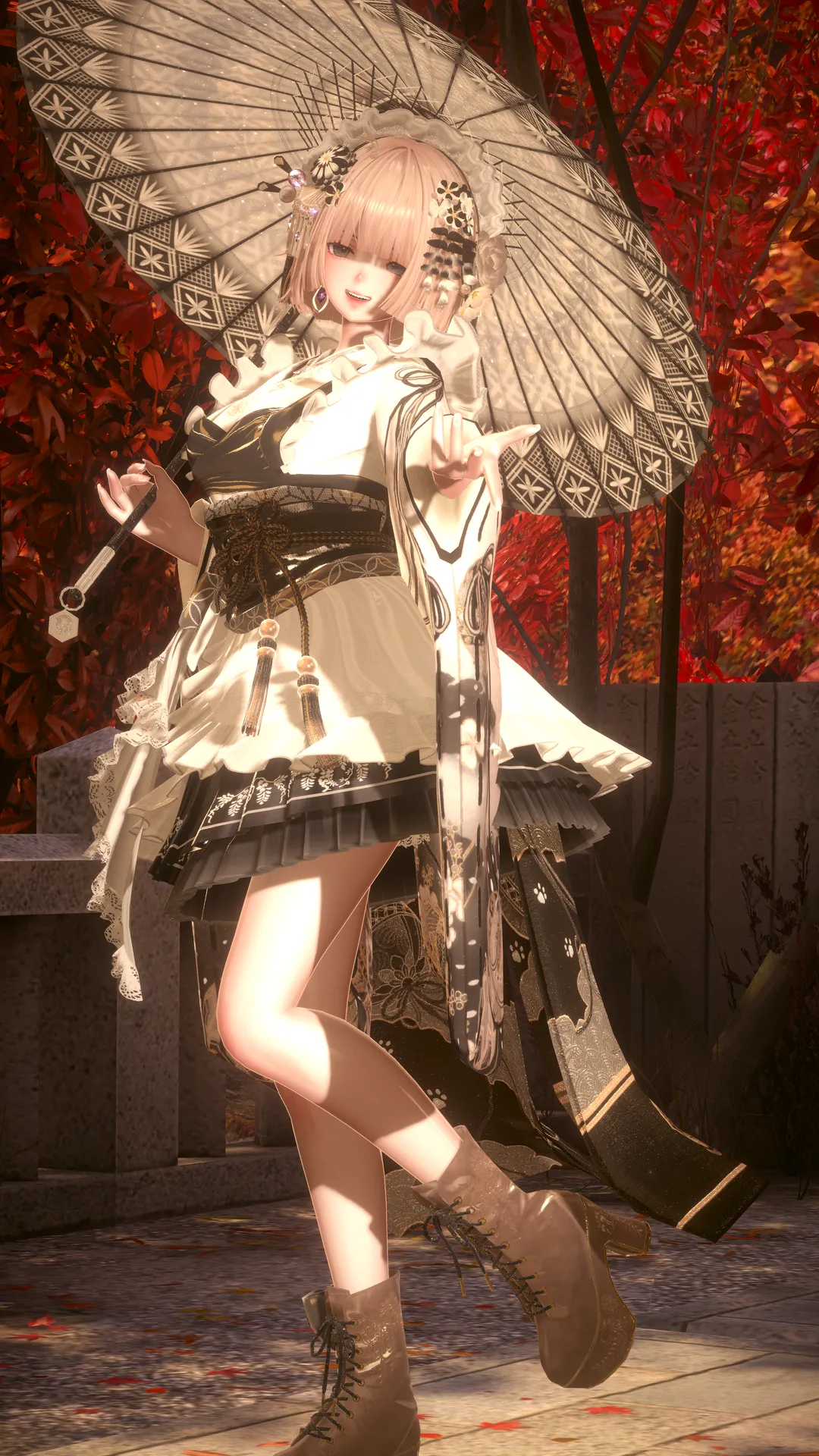 和風メイド姫カット森羅ちゃん♡