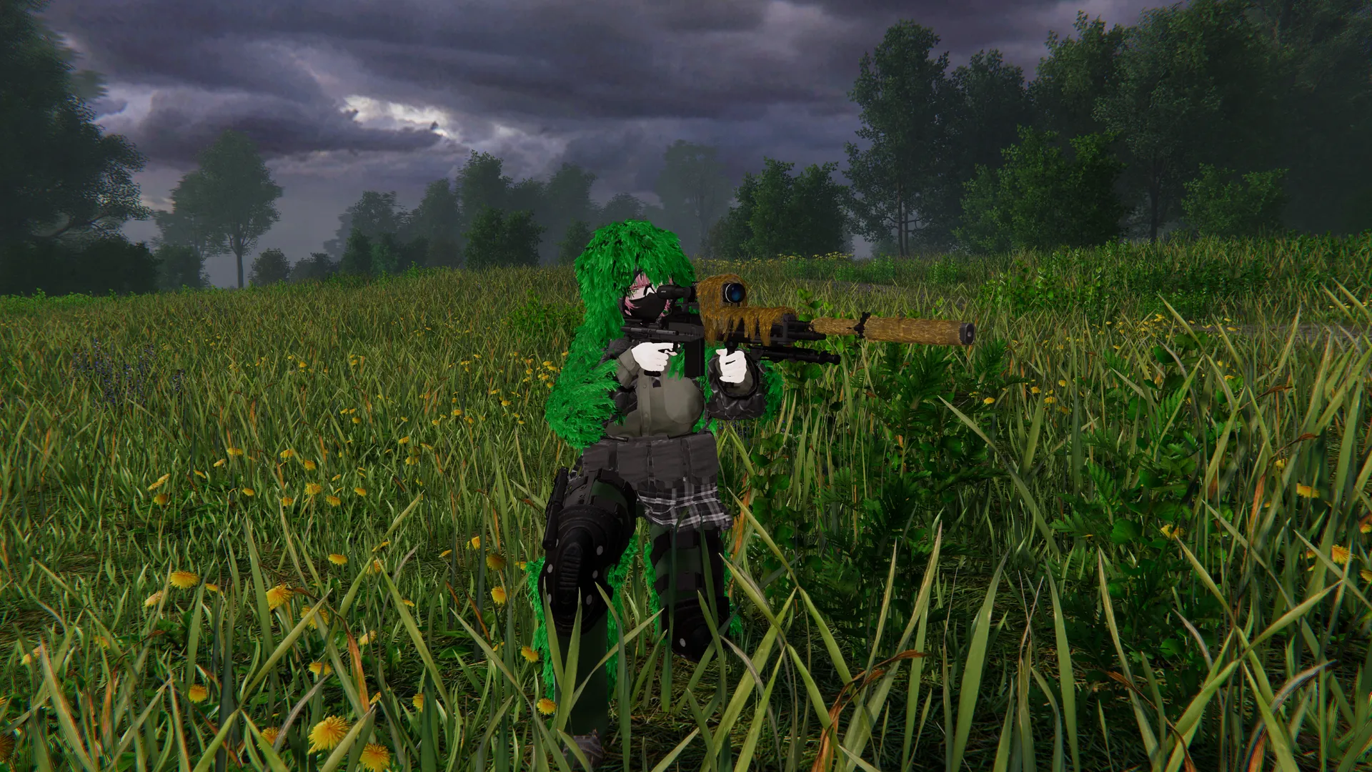 森羅ちゃんギリースーツ改変