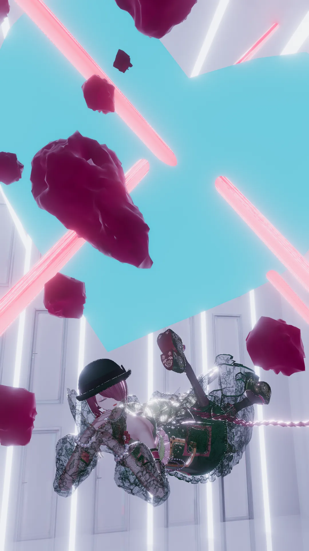 和風ベールドレス Green