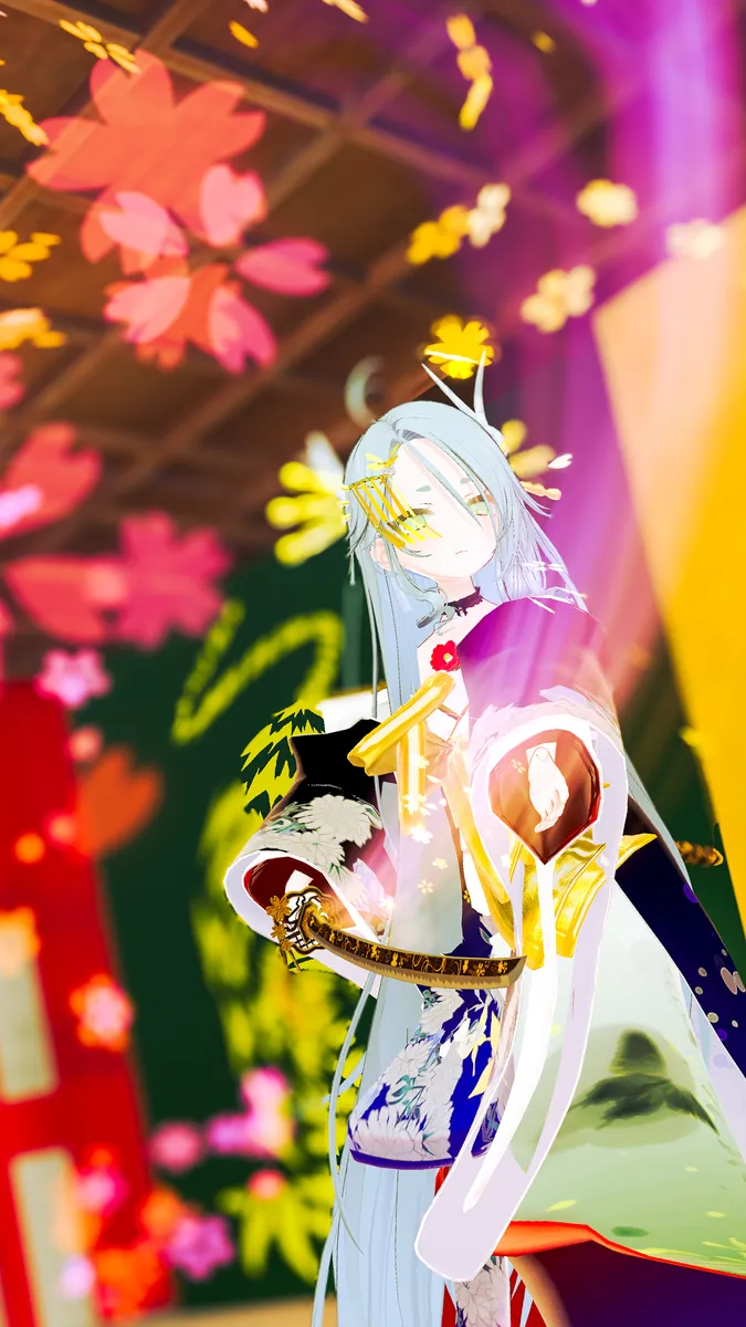 【VRスチル】紅椿、刃に宿る春雷