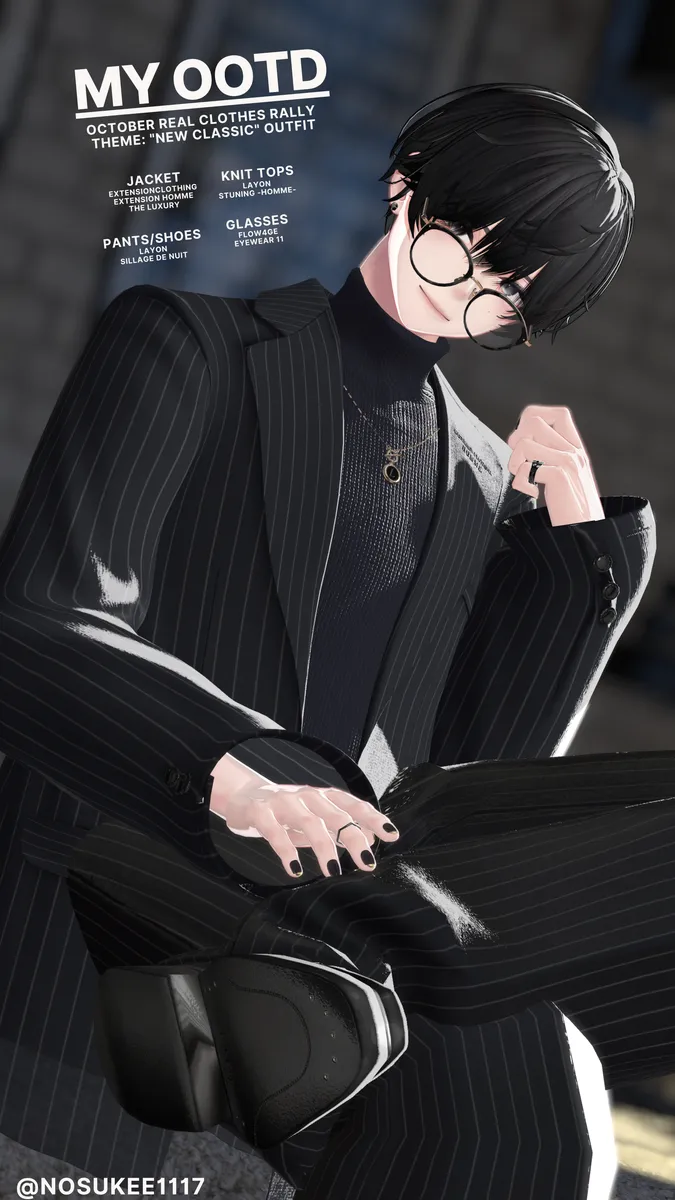 No.3  クラシックスーツコーデ