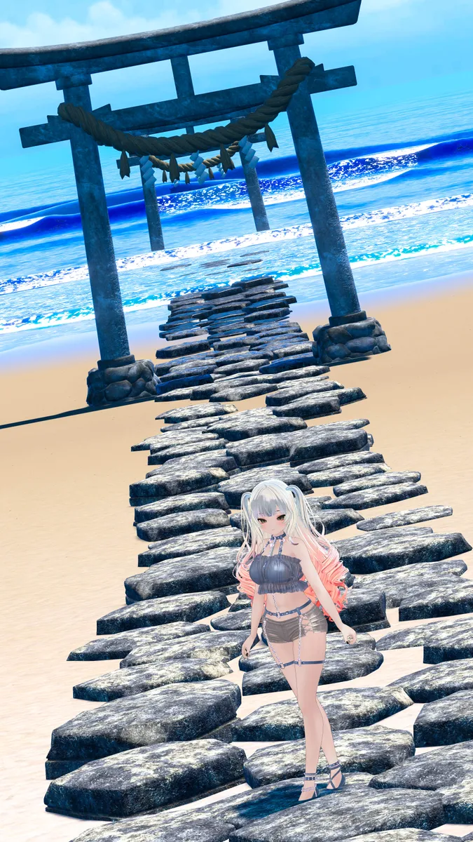 【VRスチル】潮風の結び目