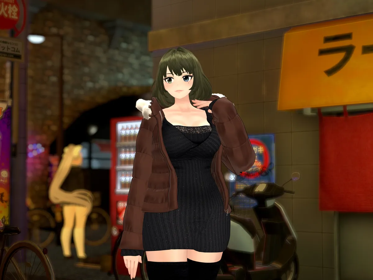 ルミナちゃんダウンジャケット改変