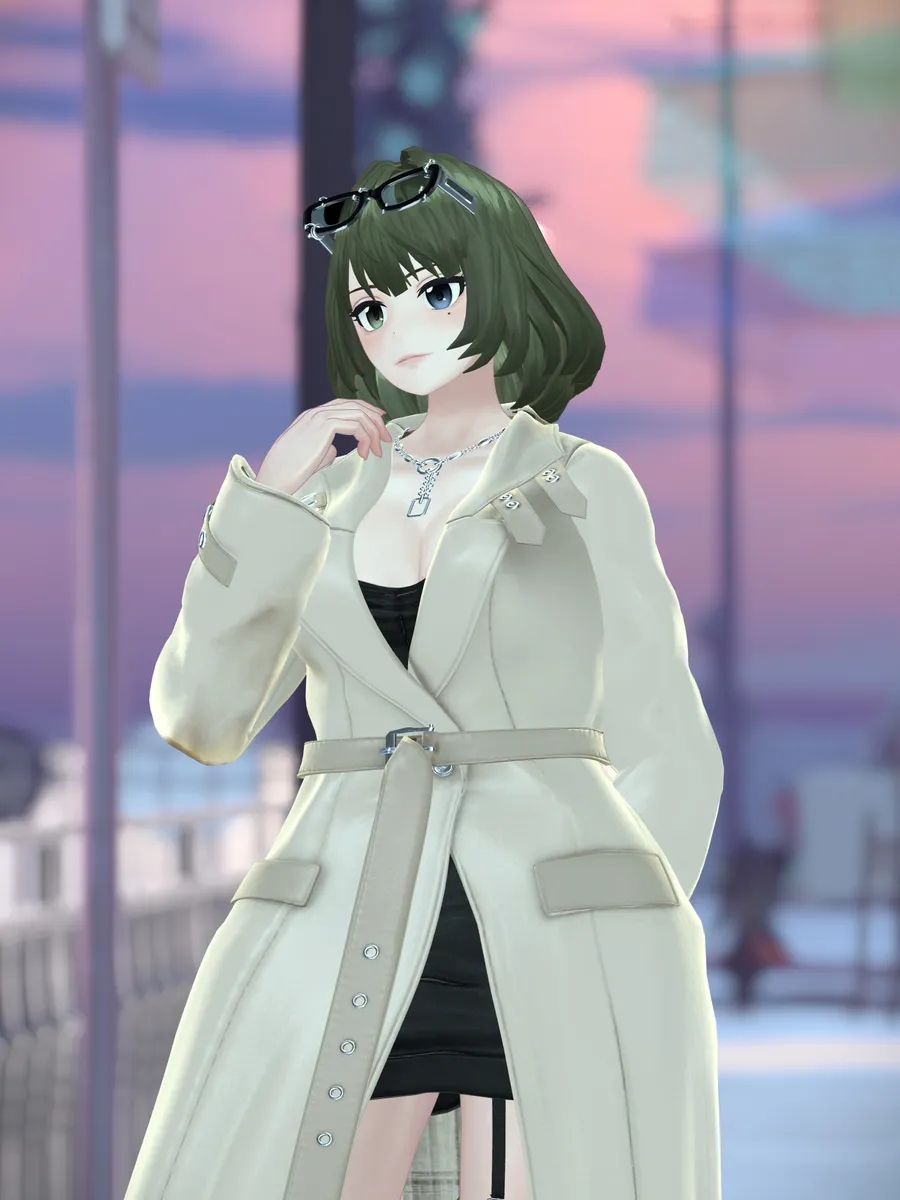 ルミナちゃんロングコート改変